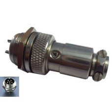 SE129 Round Shell Connector 16mm 6 Way
